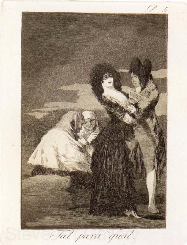 Francisco Goya Tal para qual France oil painting art